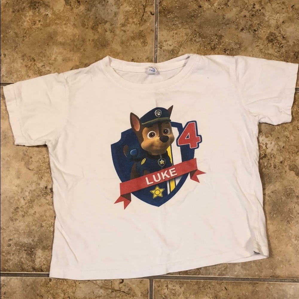 Size 4 Paw Patrol shirt “Luke”